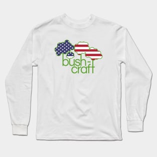 Bushcraft USA flag Long Sleeve T-Shirt